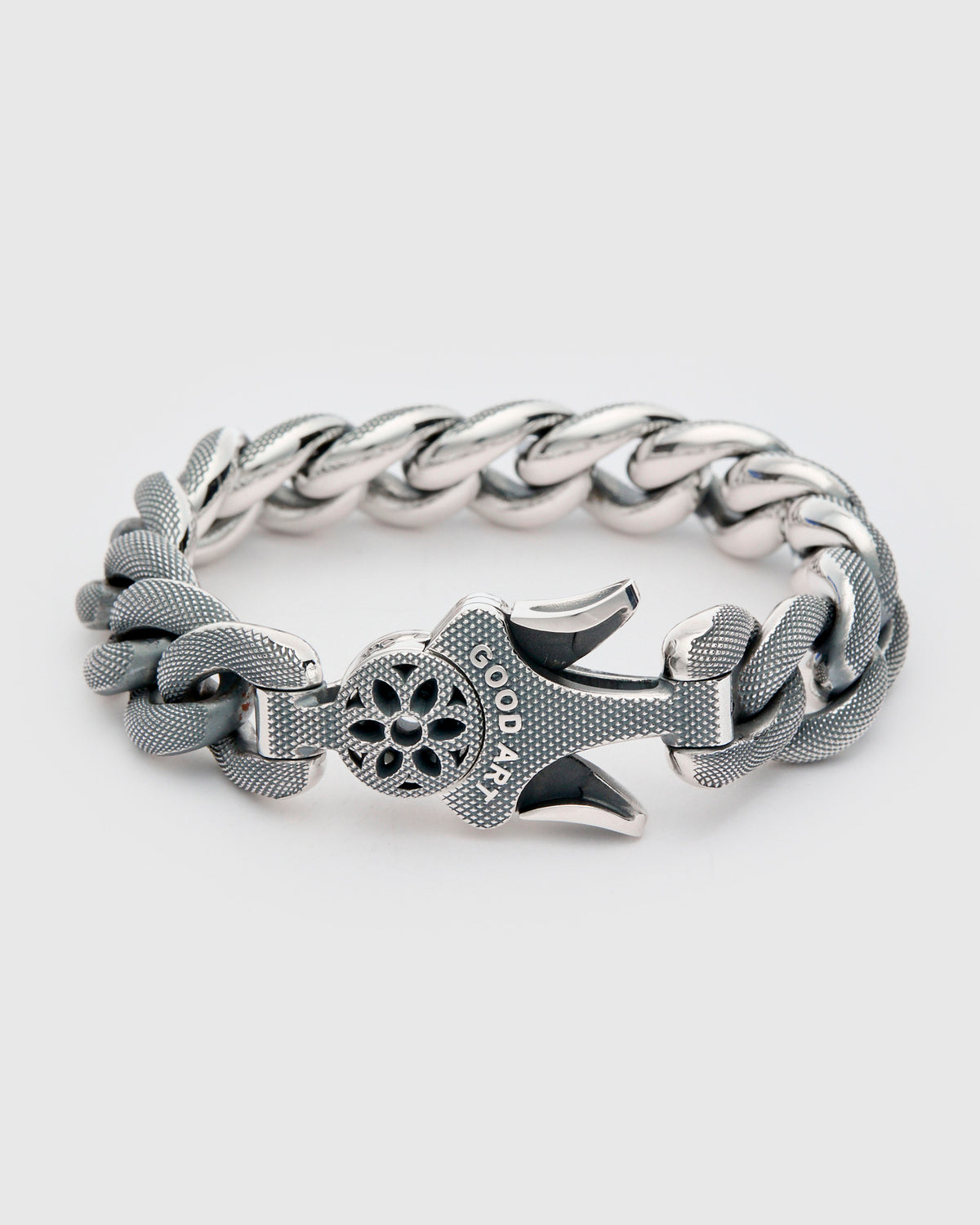 2A Goosebumps Model 10 Bracelet Size B in Sterling Silver – Blue 