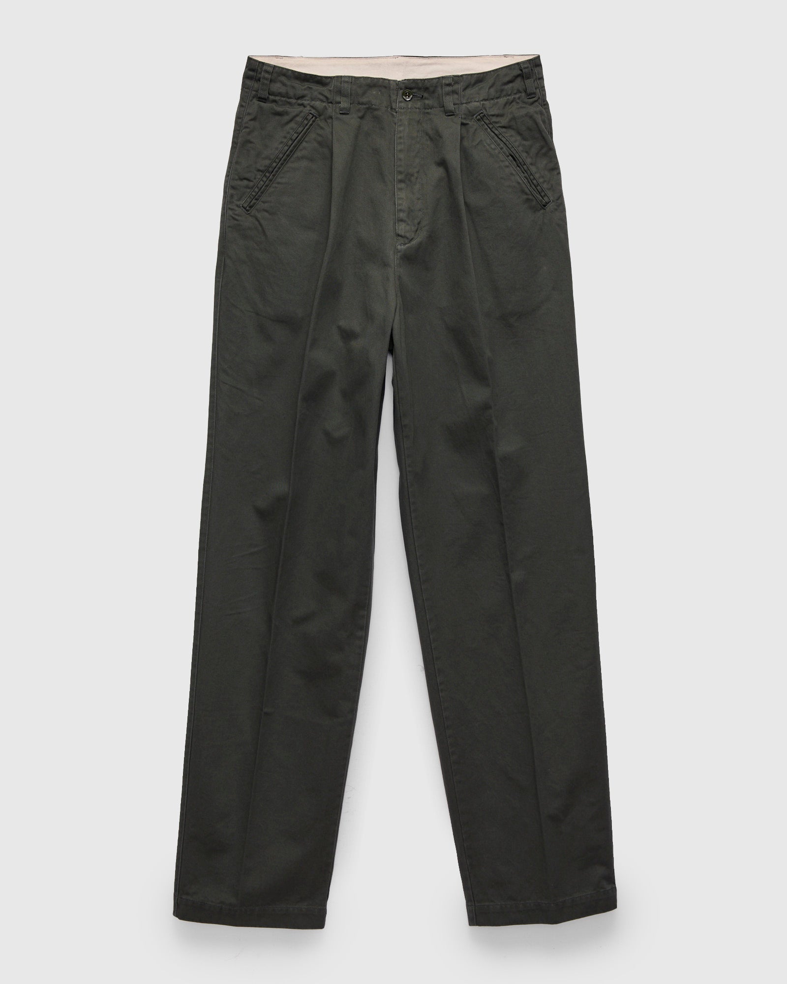 Pigment Dyed Wide Slacks in Green – Blue Owl Workshop