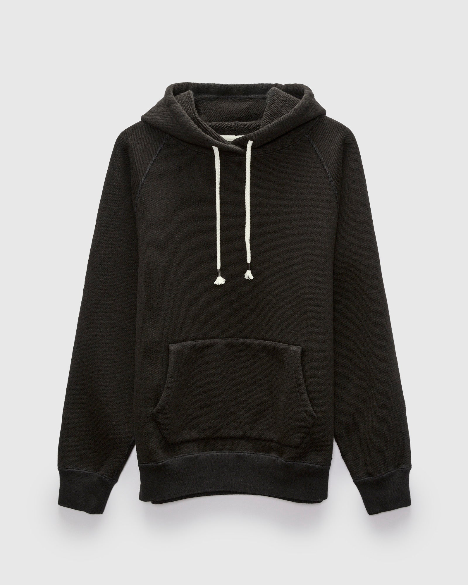 Double Heavyweight French Terry 25.8oz Pullover Hoodie in Sumi
