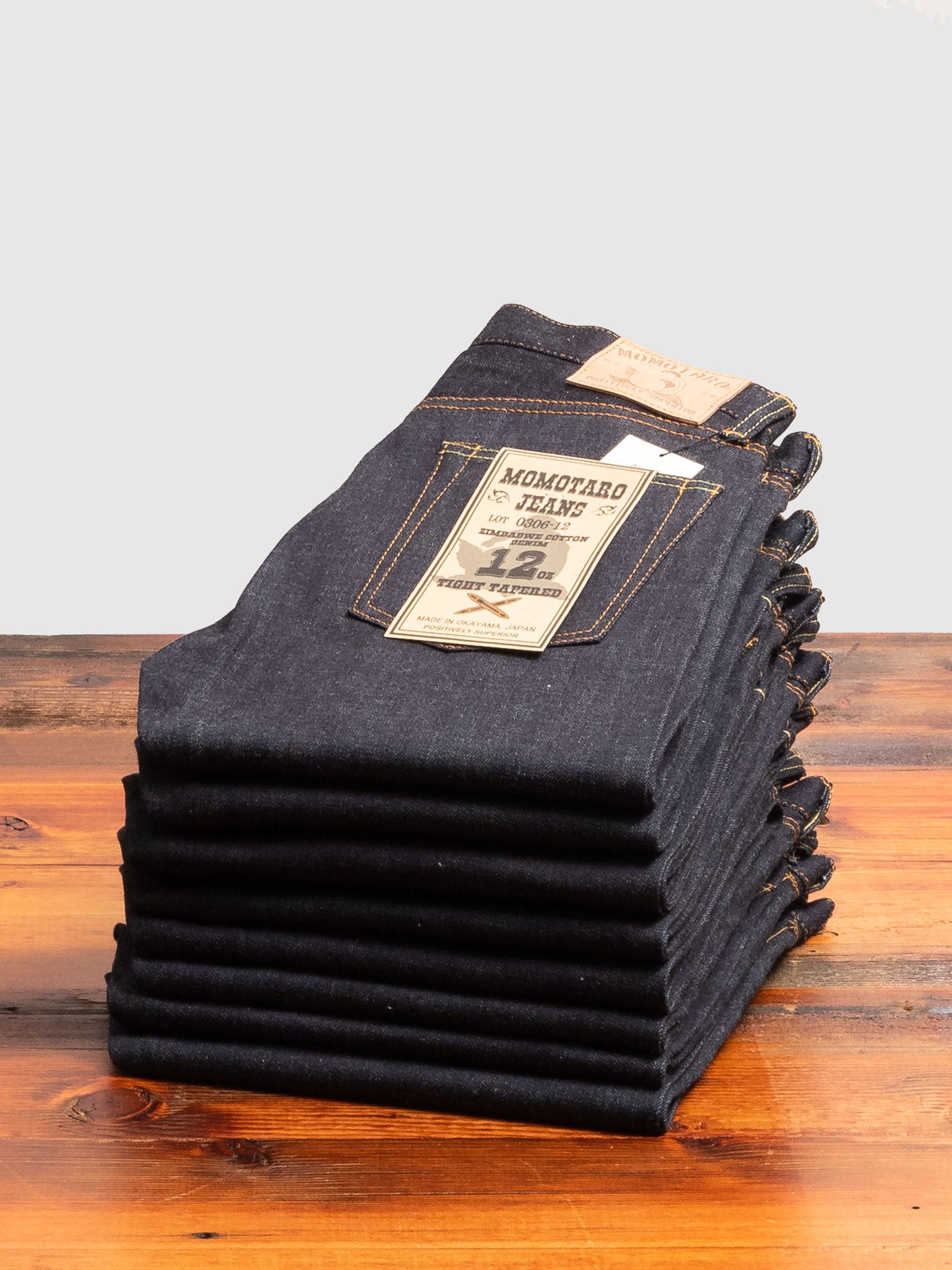 0306-12 12oz Selvedge Denim - Tight Tapered Fit – Blue Owl Workshop
