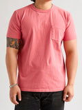 Pigment Dyed Pocket Tee in Radiant Red