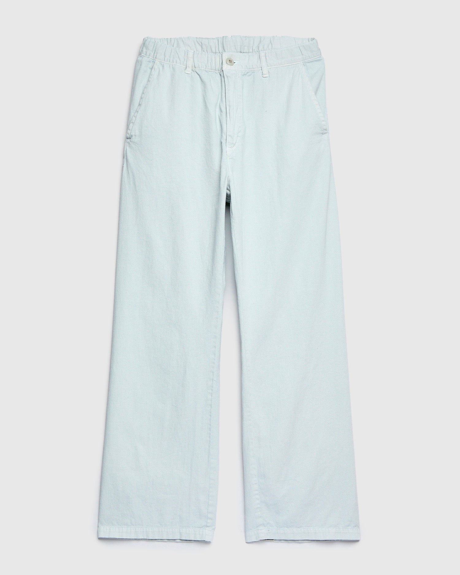 Cotton Twill Easy Pants in Washed Sax – Blue Owl Workshop