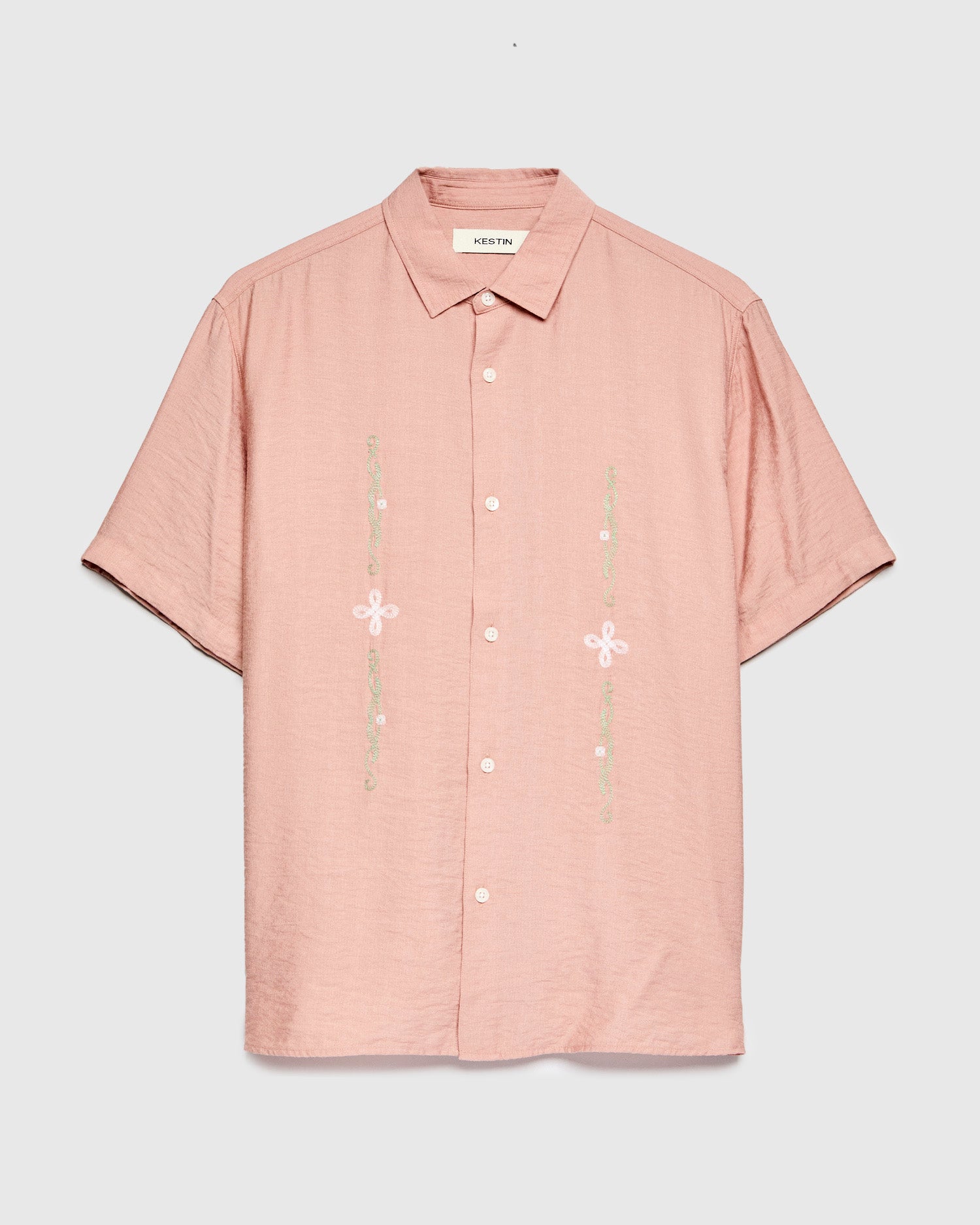 Linen Aberlady Shirt in Dusty Pink – Blue Owl Workshop