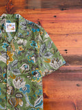 "Vintage Pique" Aloha Shirt in Green
