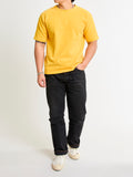 Stand Wheeler Pigment-Dyed T-Shirt in Gold