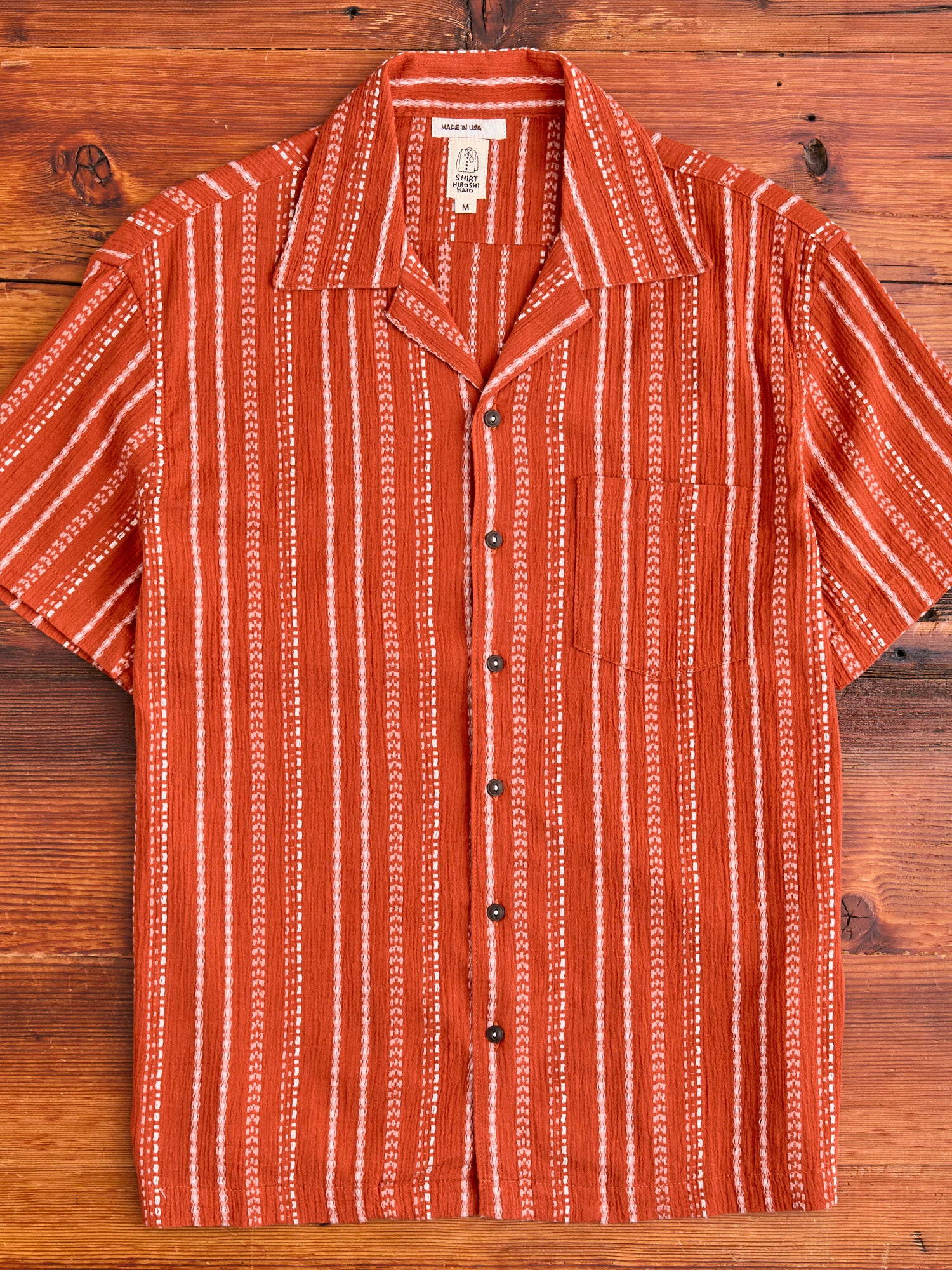 The Wrench Short Sleeve Shirt in Orange Ace – Blue Owl Workshop