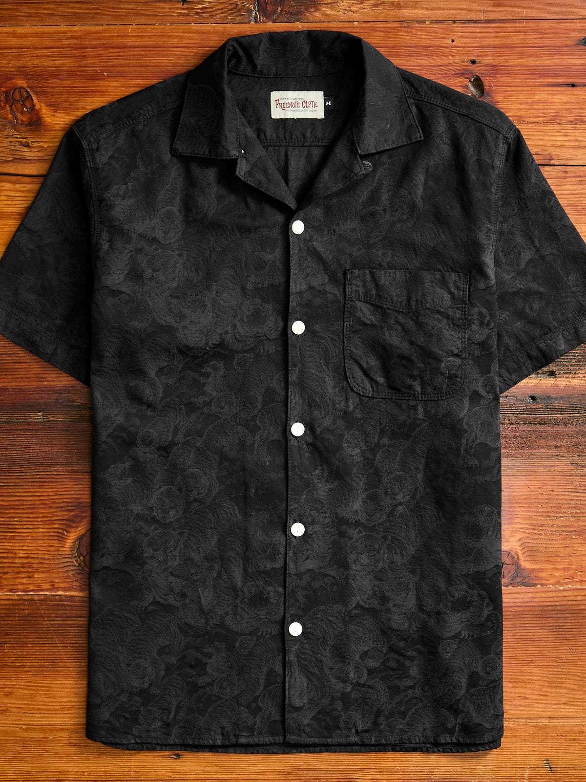 Night Tiger Hawaiian Shirt in Black – Blue Owl Workshop