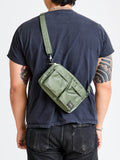 "Tanker" Shoulder Bag (S) in Sage Green