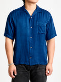 Hand-Dyed Short Sleeve Shirt in Indigo