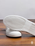 Leather Slip-On Sneaker in White