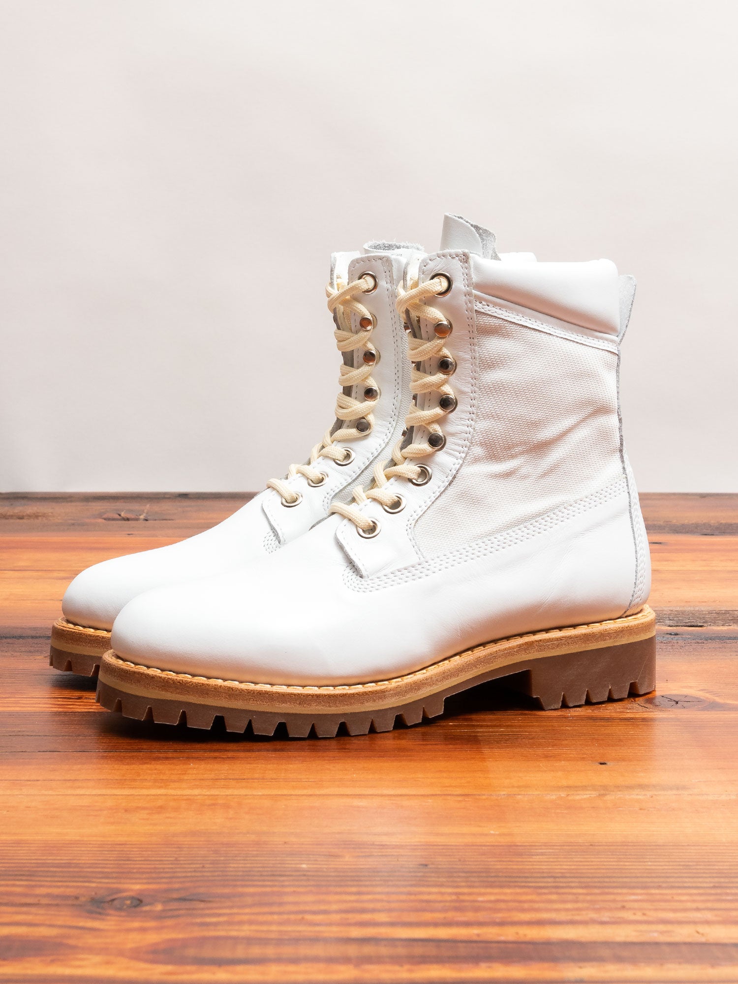Survivor Boot in White – Blue Owl Workshop
