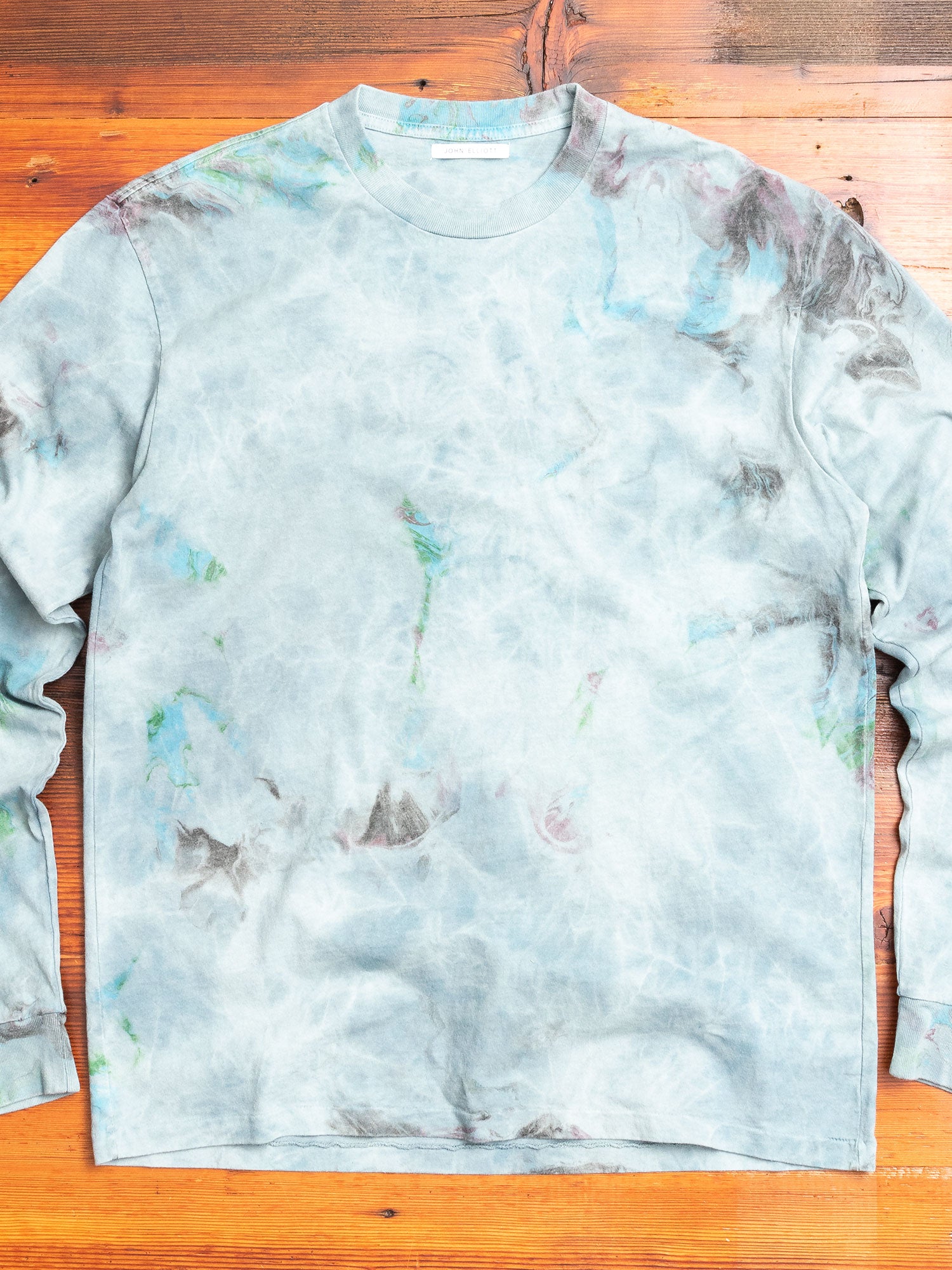 Marble Mix Long Sleeve University T-Shirt in Shasta – Blue Owl