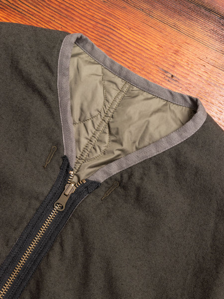 Reversible nylon jacket - Navy Khaki