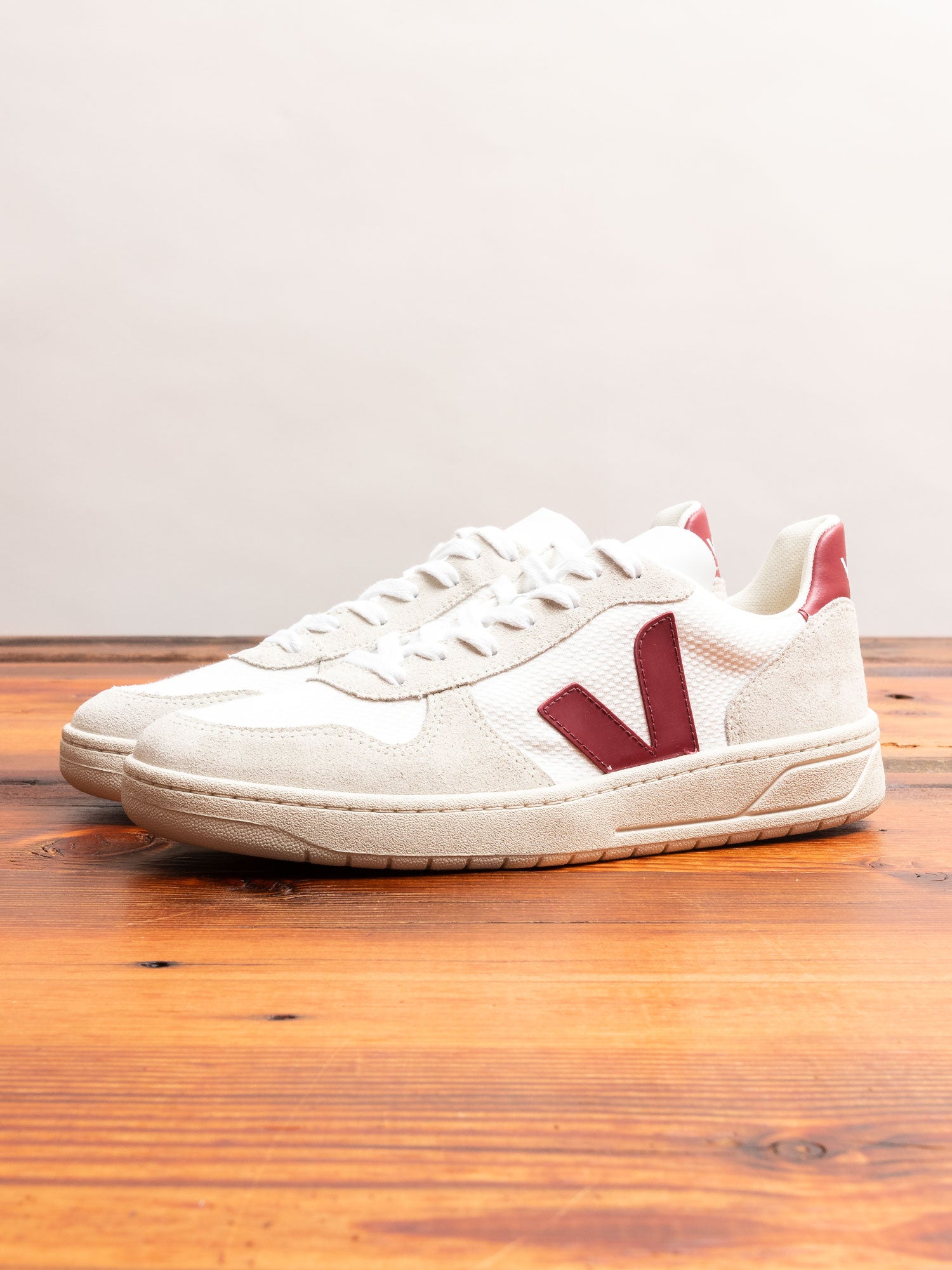 V-10 B-Mesh Sneaker in White Natural Marsala – Blue Owl Workshop