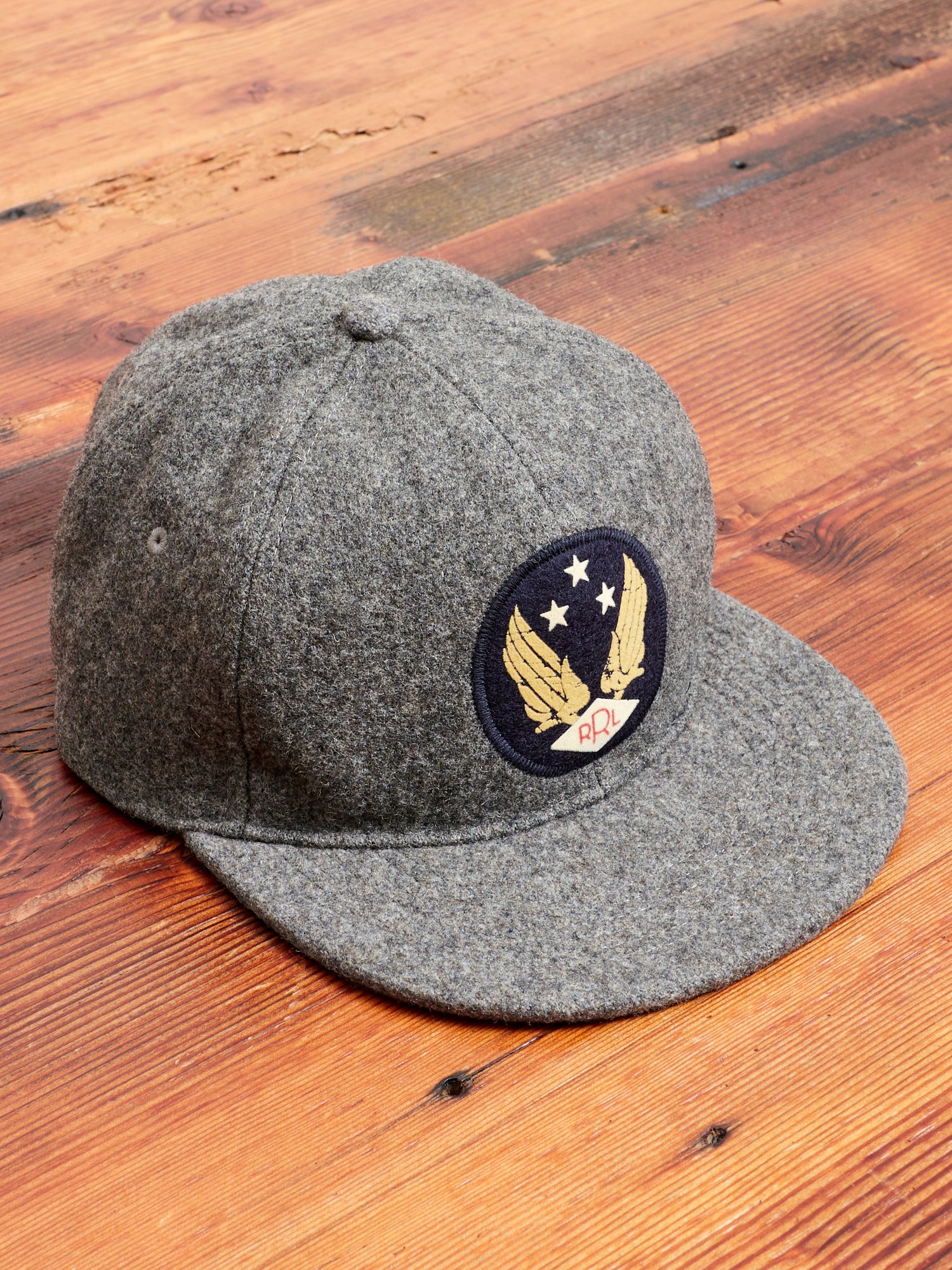 RRL Wool Cowhide がた Headband Cap M