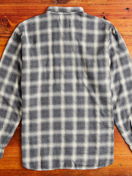 Ombre Nel Checked Flannel Shirt in Black – Blue Owl Workshop