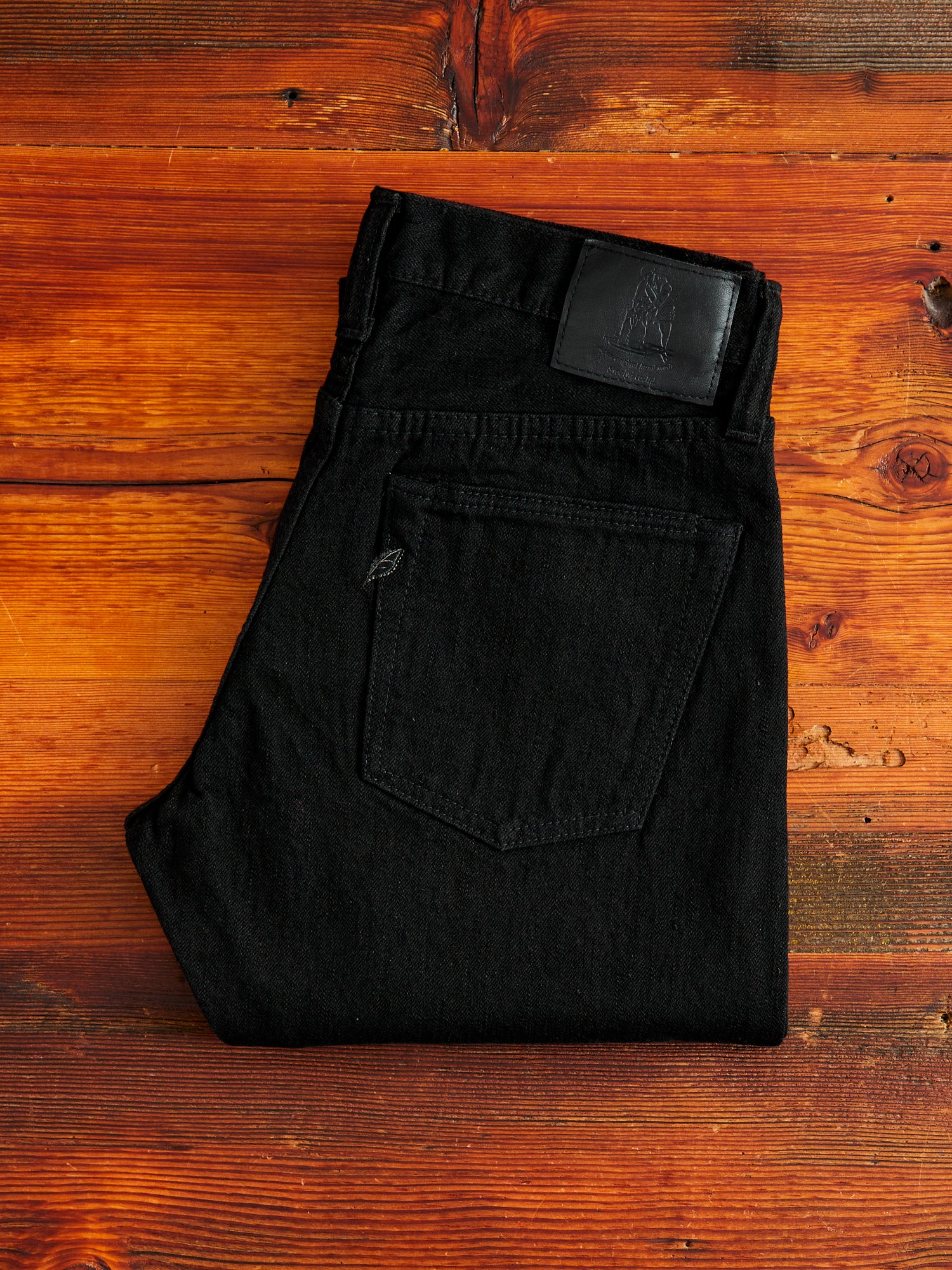 その他 OJ DENIM 34 BLACK JBJE13143A 14oz Black Straight Selvedge Jeans