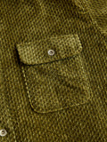 Dobby Corduroy Webster Shirt in Green