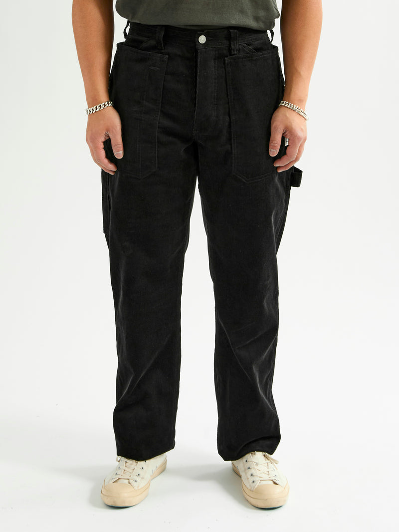 Fall Leaf Gardener Pants in Black 14W Corduroy