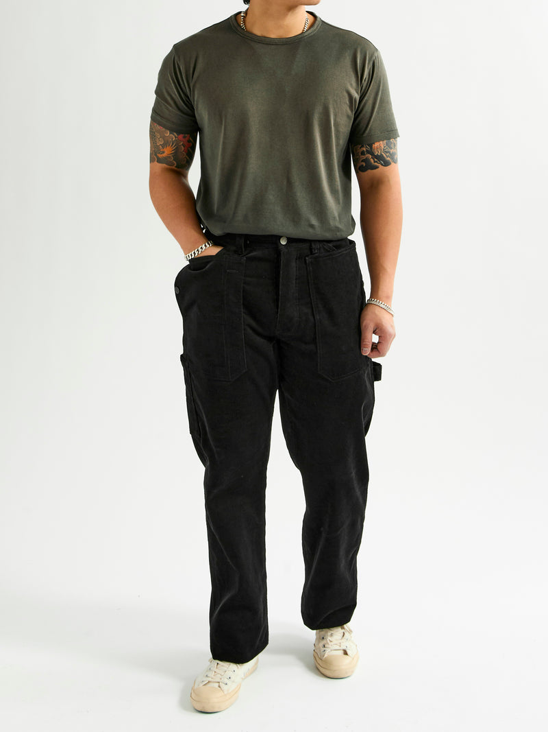 Fall Leaf Gardener Pants in Black 14W Corduroy