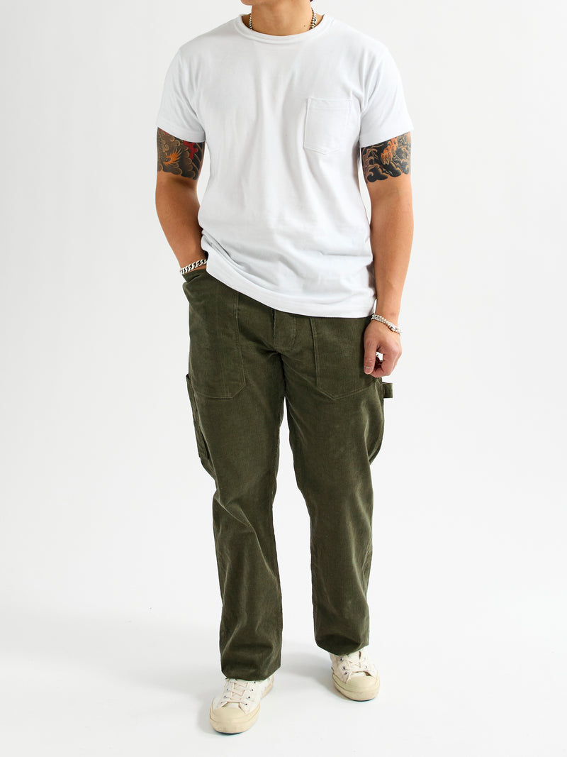 Fall Leaf Gardener Pants in Olive 14W Corduroy