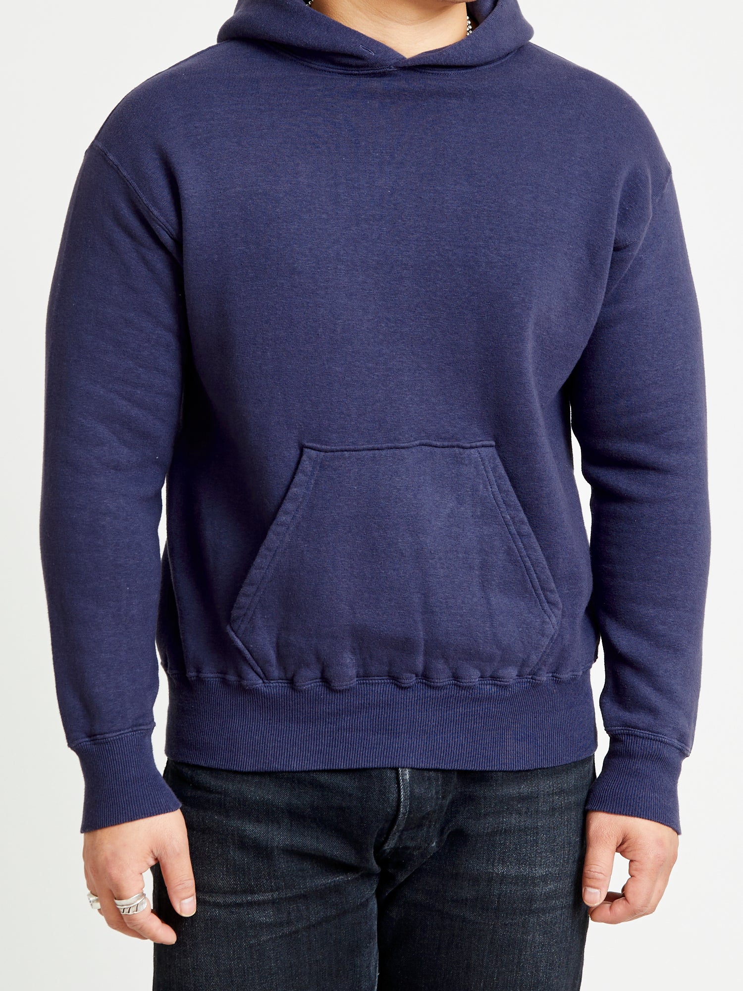 Tsuriami Loopwheel Hoodie in Navy – Blue Owl Workshop
