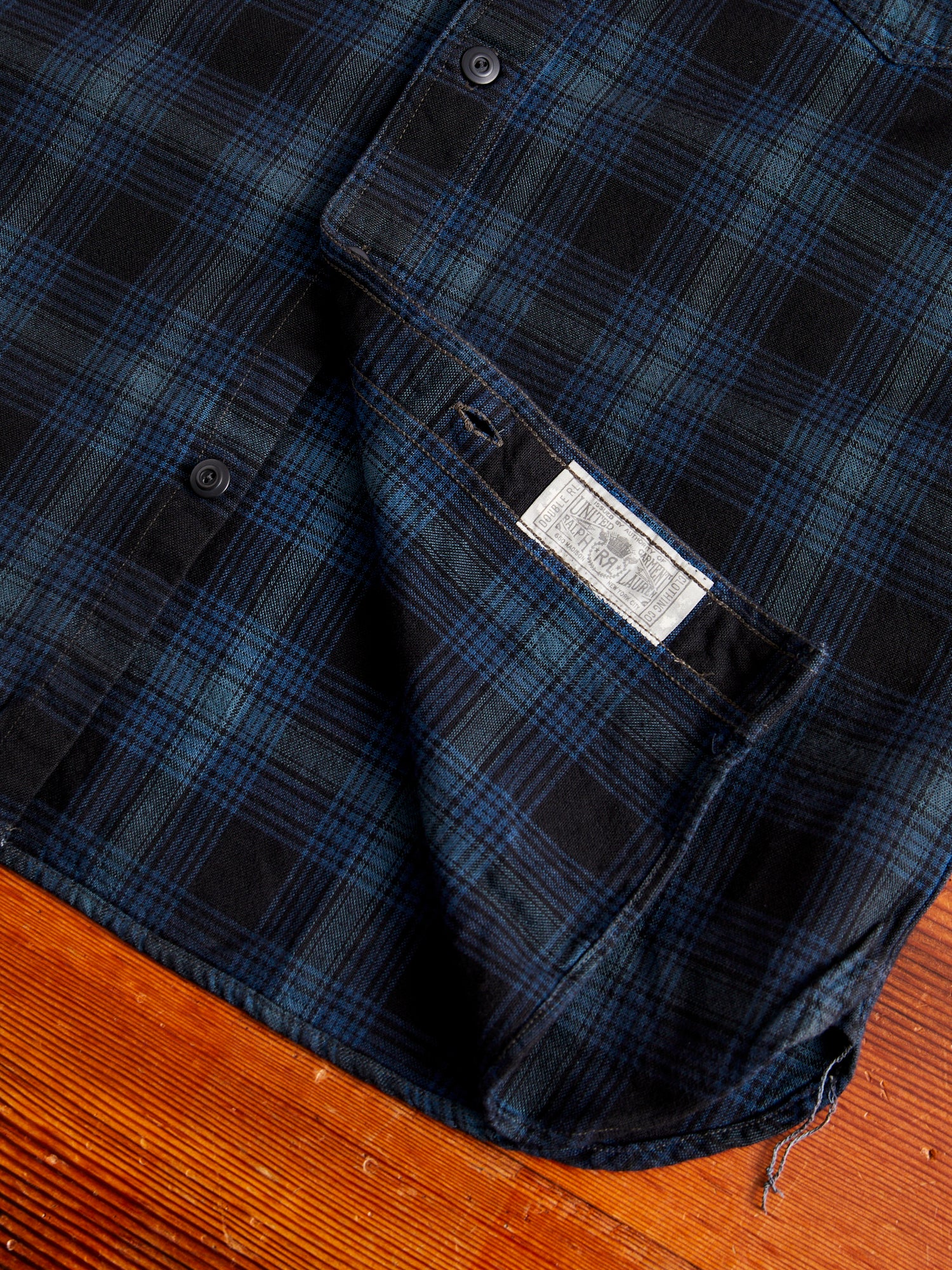 Herc Canvas Workshirt in Blue/Black – Blue Owl Workshop