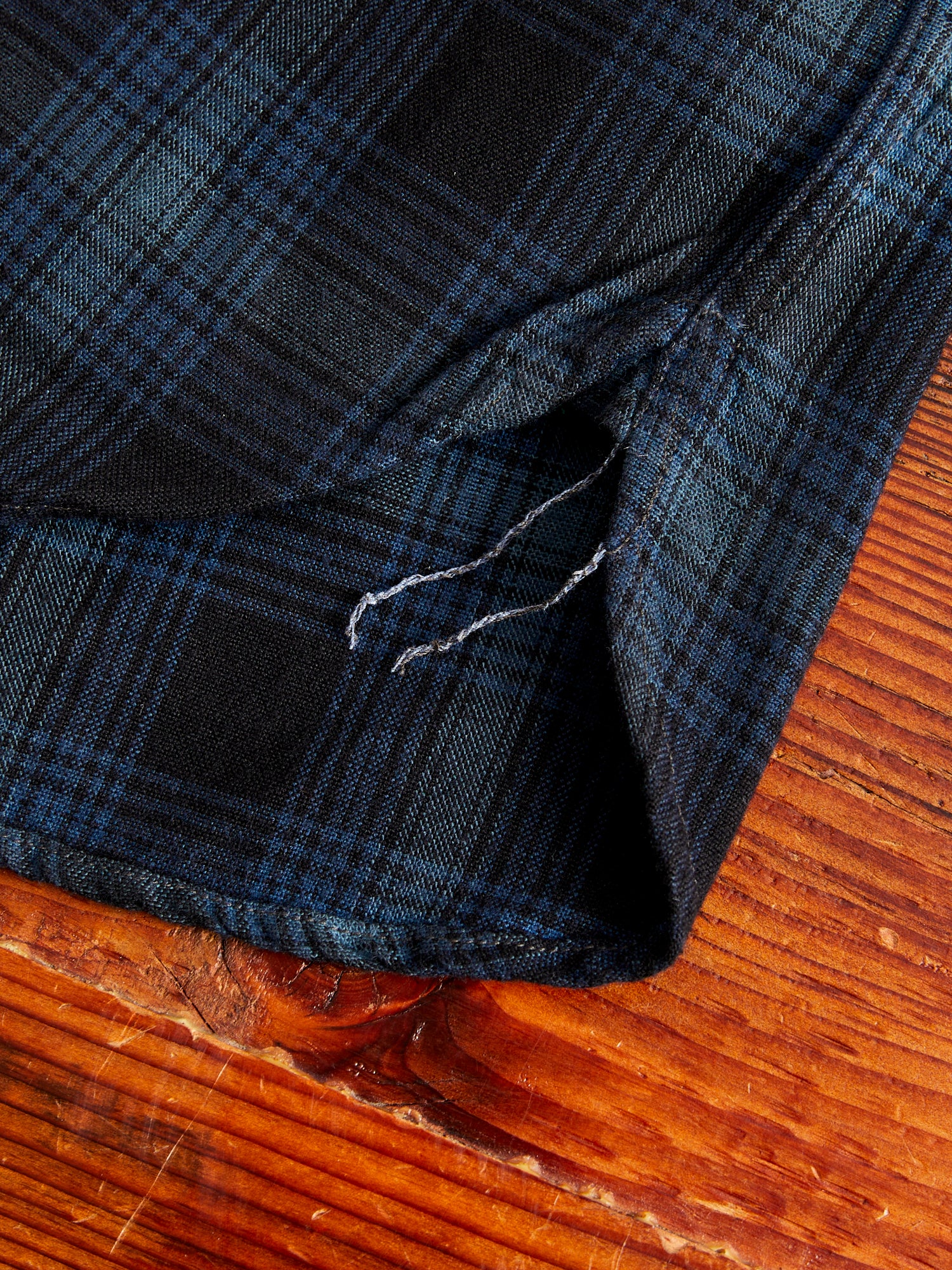 Herc Canvas Workshirt in Blue/Black – Blue Owl Workshop