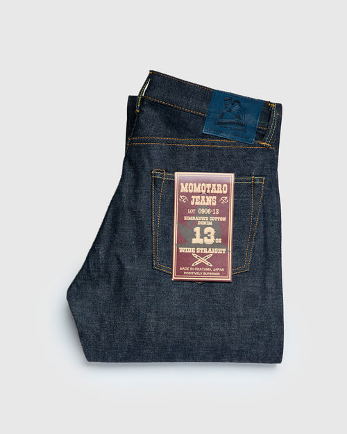 0906-13 13oz Selvedge Denim - Wide Straight Fit