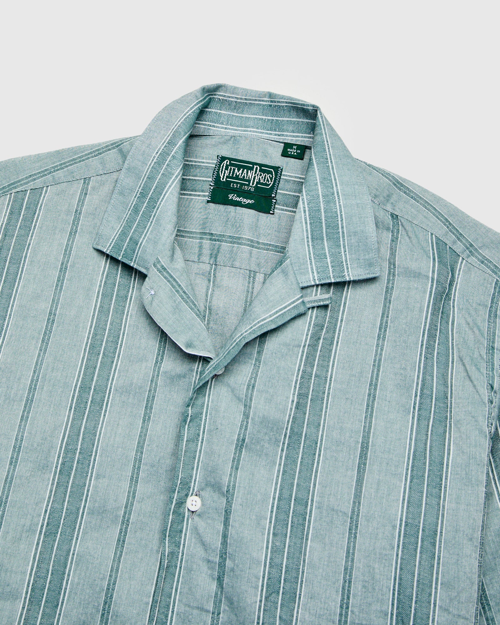 Dobby Camp Shirt in Green – Blue Owl Workshop