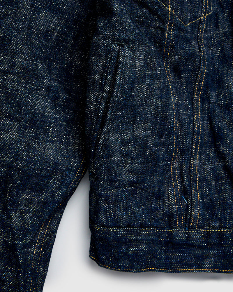 02527P "Kasuri" 17oz Slub Selvedge Denim Jacket