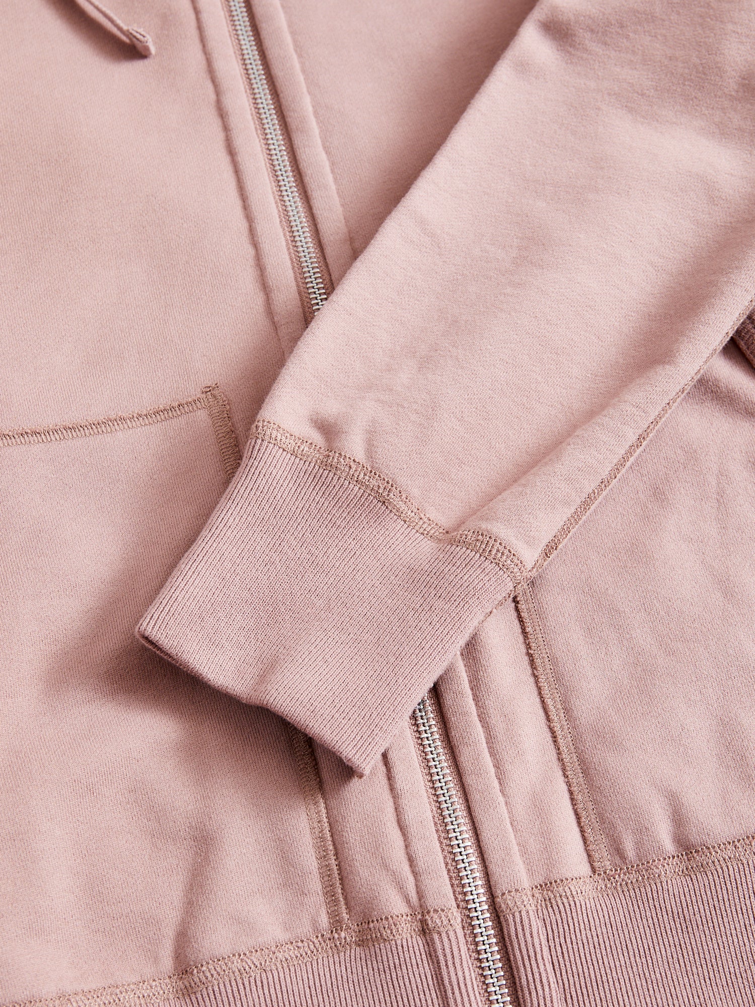 Zip Hoodie in Desert Rose – Blue Owl Workshop