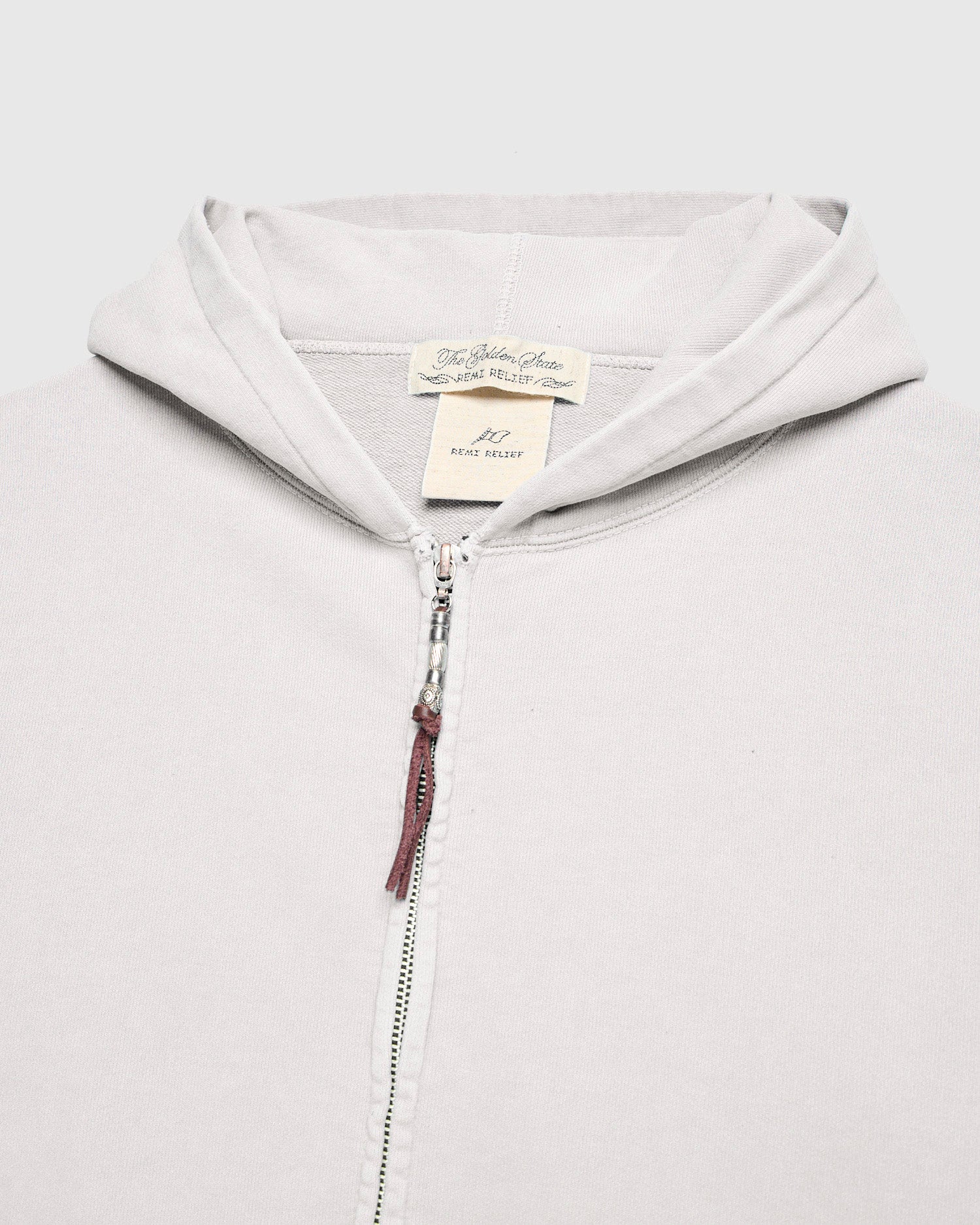 Special Finish Zip Hoodie in Off White – Blue Owl Workshop