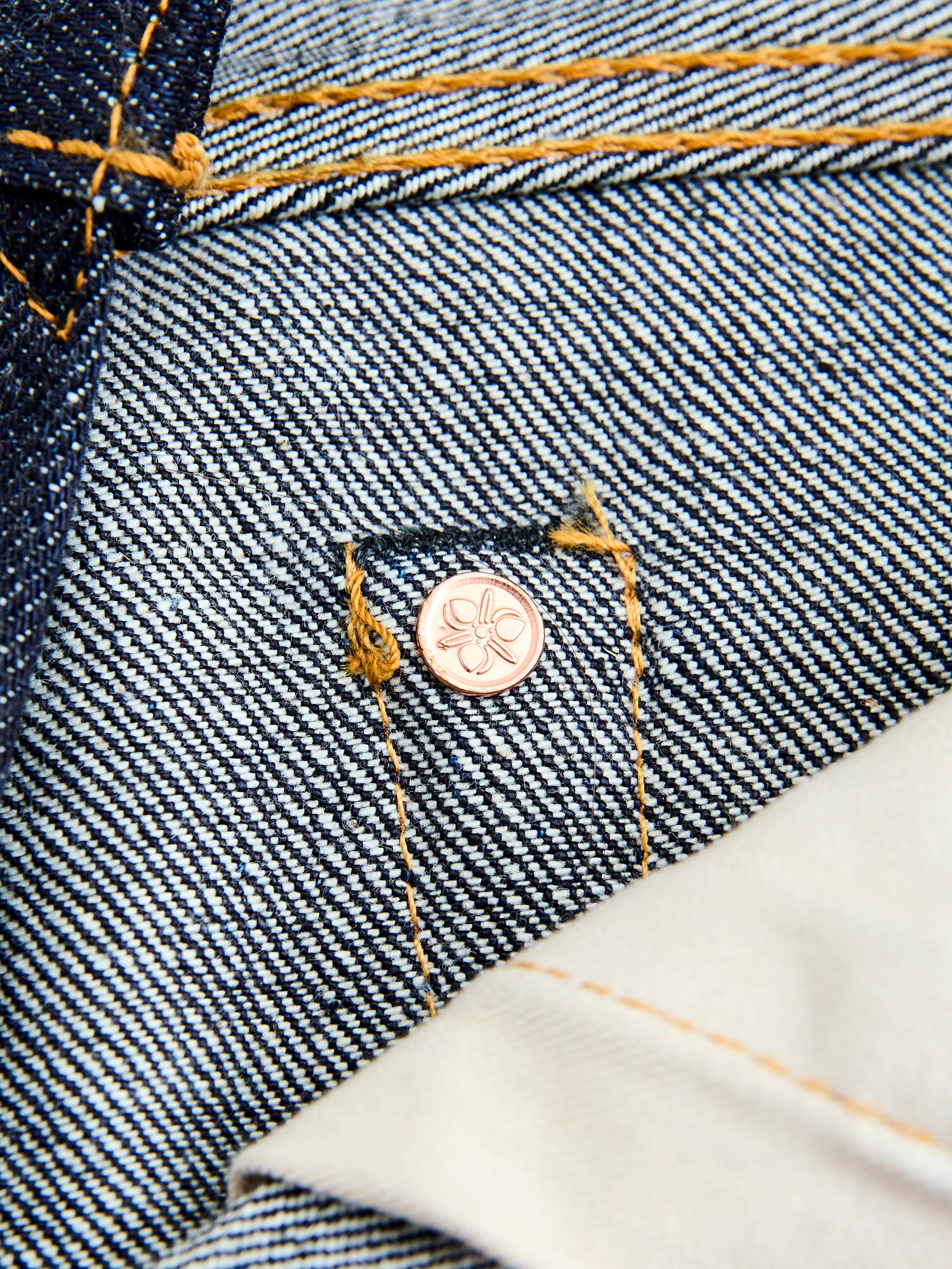 0405-SP 15.7oz Selvedge Denim - High Tapered Fit – Blue Owl Workshop