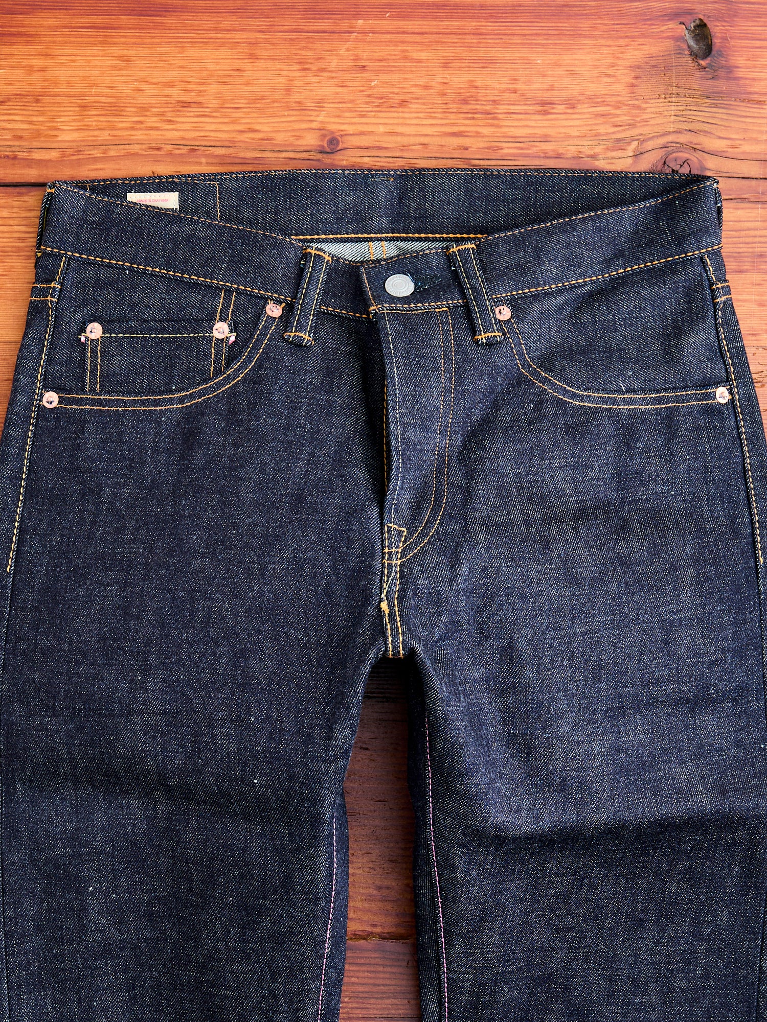 0405V 15.7oz Selvedge Denim - High Tapered Fit – Blue Owl Workshop