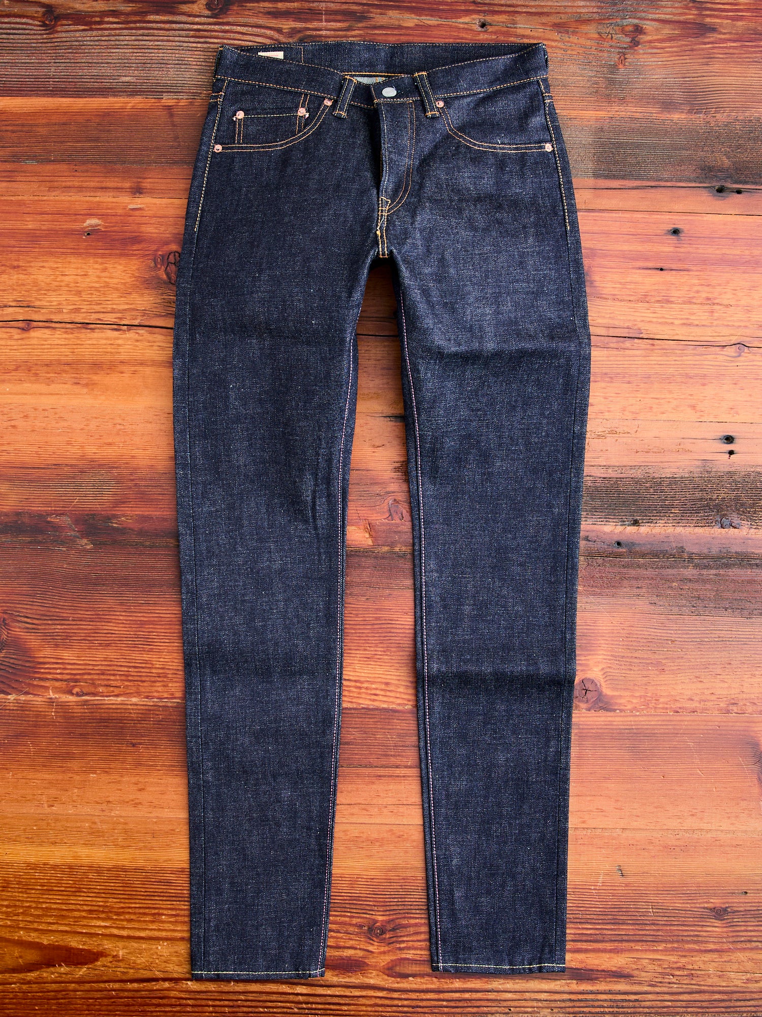 0405V 15.7oz Selvedge Denim - High Tapered Fit – Blue Owl Workshop