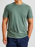 Vintage Knit T-Shirt in Forest Green