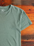 Vintage Knit T-Shirt in Forest Green
