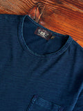 Slub Jersey Pocket T-Shirt in Indigo