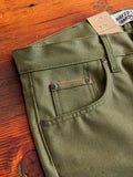 10oz Selvedge Army Green Duck Canvas - Easy Guy Fit