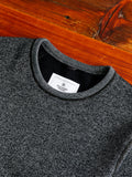 "Tiger Fleece" Crewneck Sweater in Black