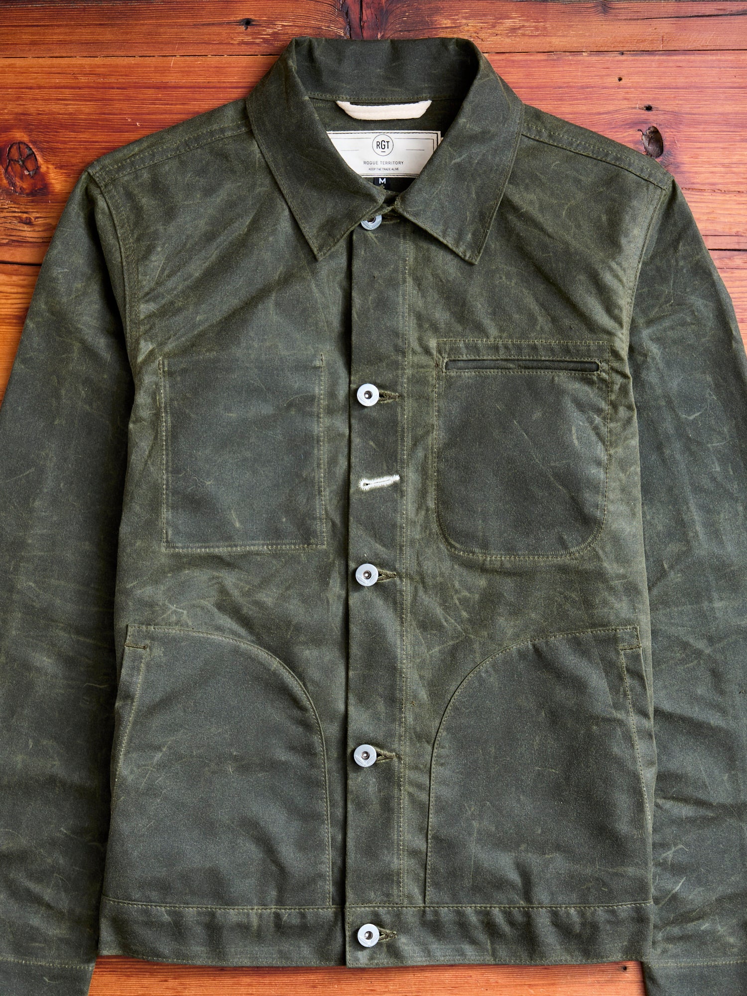 Waxed Canvas Ridgeline Supply Jacket in Olive – Blue Owl Workshop