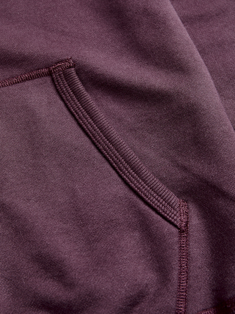 Pullover Hoodie in Oxblood