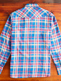 Washed Flannel Pearl Snap Shirt in Northwoods Plaids