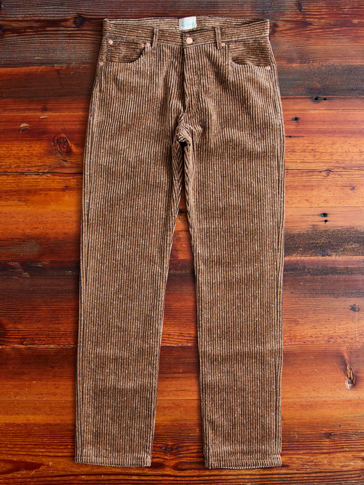 Donegal Corduroy Five Pocket Trousers in Rolling Sand – Blue Owl