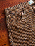 Donegal Corduroy Five Pocket Trousers in Rolling Sand