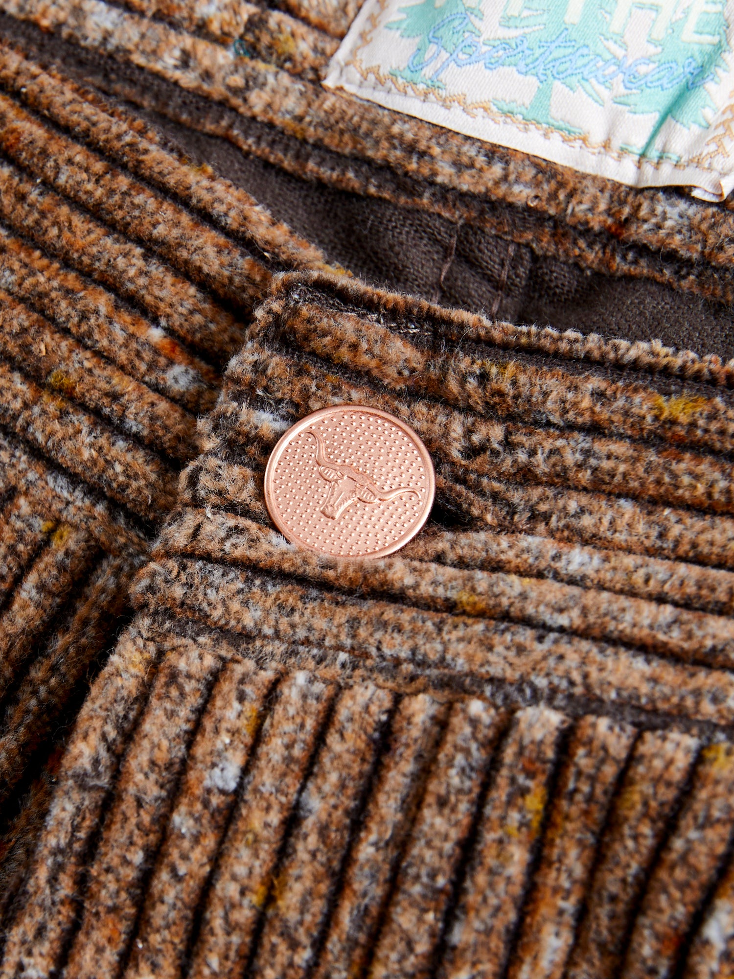 Donegal Corduroy Five Pocket Trousers in Rolling Sand – Blue Owl