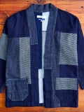 Patchwork Haori Jacket in Indigo Rinse