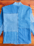 Patchwork Haori Jacket in Indigo 5-Year Wash