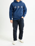 Crosspatches Pullover Hoodie in Indigo